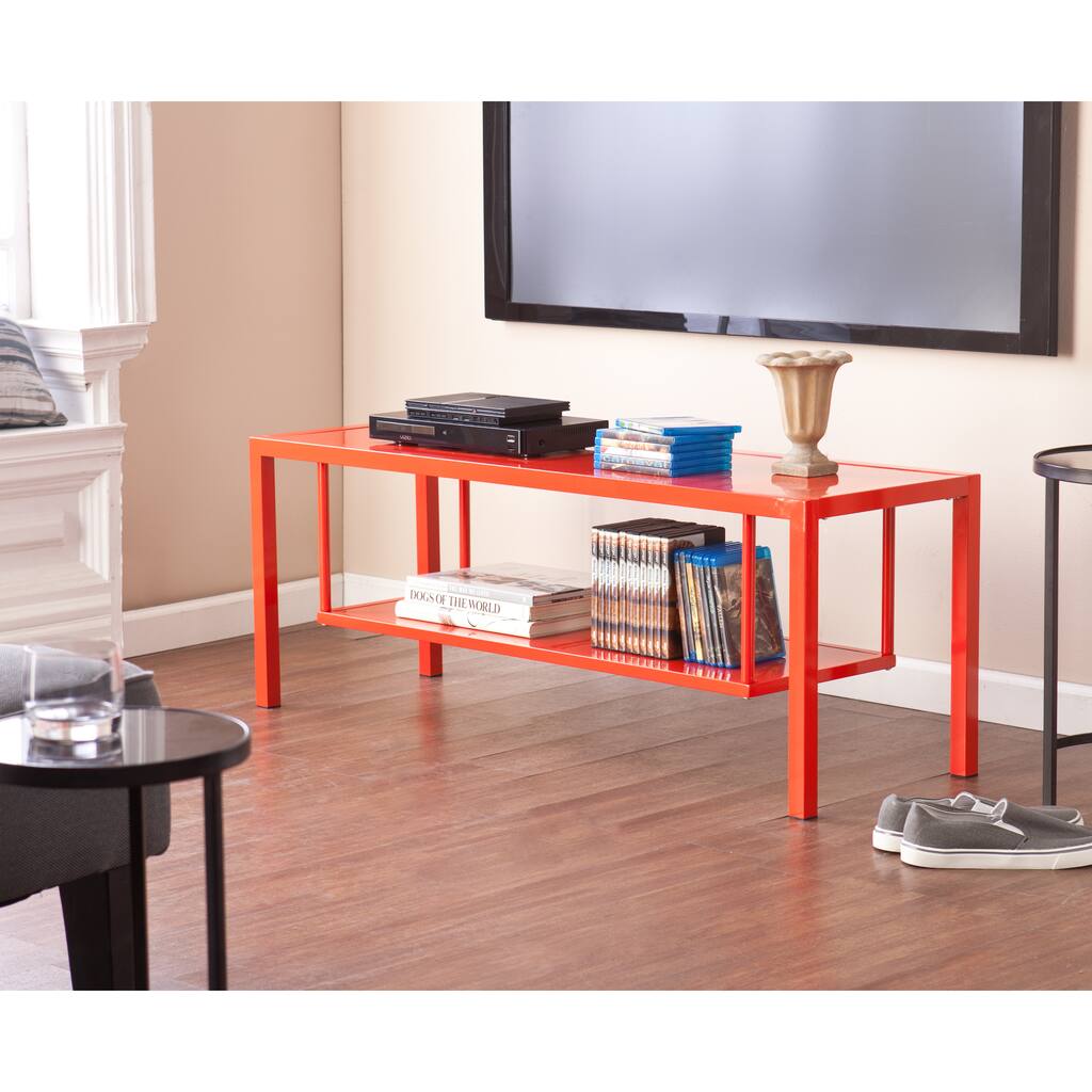 SEI Furniture Maians Red-Orange Media Console