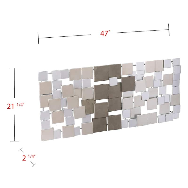 SEI Furniture Wavson Wall Sculpture