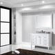 preview thumbnail 2 of 3, Virtu USA Tiffany 48 inch Single Sink White Vanity with Carrara White Marble Countertop with Backsplash