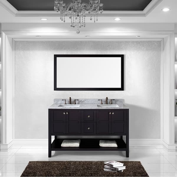 Shop Virtu Usa Winterfell 60 Inch Double Sink Espresso Vanity With