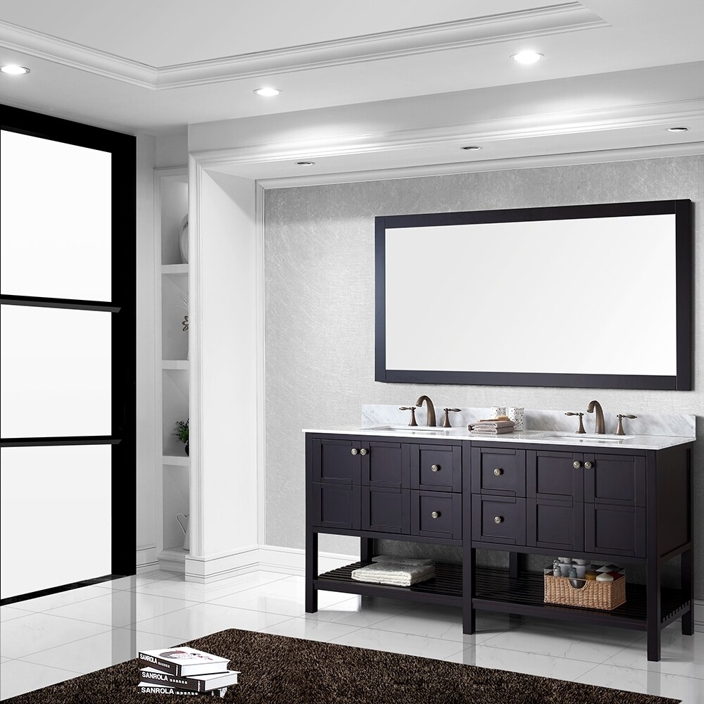 Shop Virtu Usa Winterfell 72 Inch Double Sink Espresso Vanity With