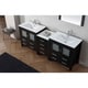 Shop Virtu USA Dior 82-inch Double Sink Vanity Set in ...