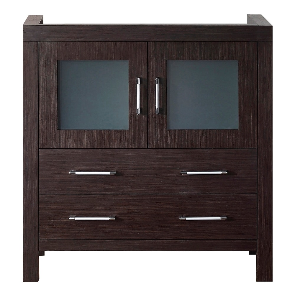 Virtu Virtu Usa Dior 32 inch Espresso Single Sink Cabinet Only Bathroom Vanity Espresso Size Single Vanities