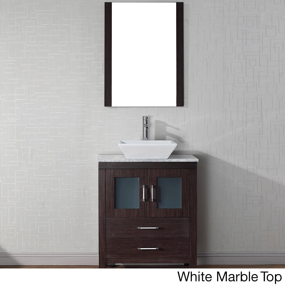 Virtu Virtu Usa Dior 24 Inch Single Sink Vanity Set In Espresso Espresso Size Single Vanities