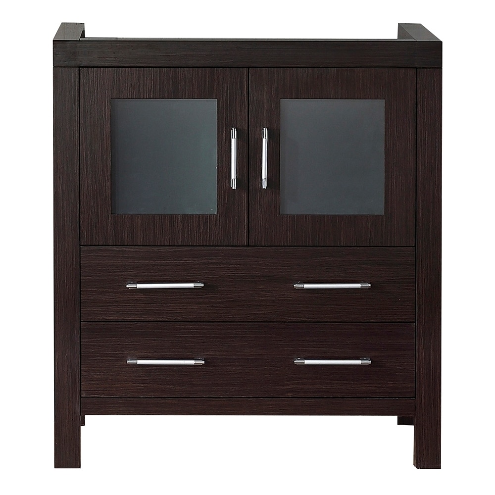 Virtu Virtu Usa Dior 30 inch Espresso Single Sink Cabinet Only Bathroom Vanity Espresso Size Single Vanities