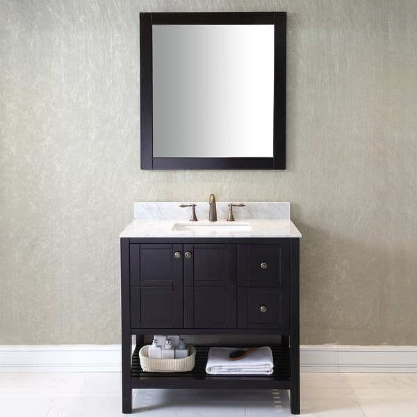 Shop Virtu Usa Winterfell 36 Inch Single Sink Espresso Vanity With