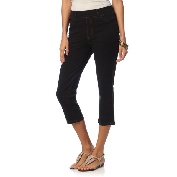 women's denim capri pants