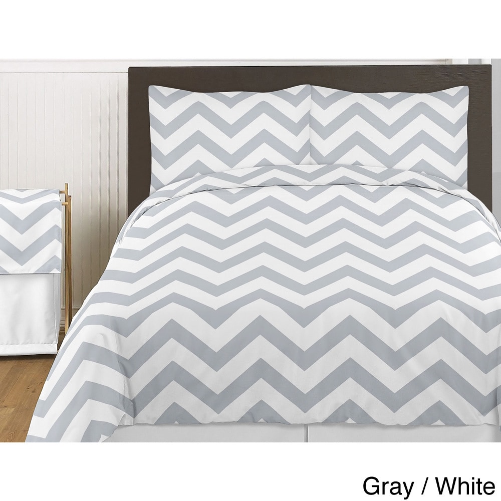 Sweet Jojo Designs Chevron 4 piece Zig Zag Twin size Bedding Collection