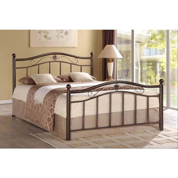 Bronze Metal Platform Bed - Free Shipping Today ...