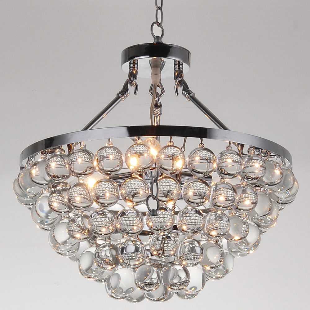 Elsa 5 light Chrome/ Crystal Chandelier