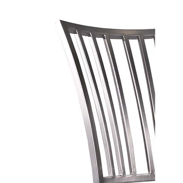 Somette Brushed Nickel Swivel Bar Stool 8911924 Somette Brushed Nickel Swivel Bar Stool