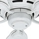 preview thumbnail 11 of 14, Hunter 42" Flush Mount Ceiling Fan with Pull Chains - Traditional - Low Profile!