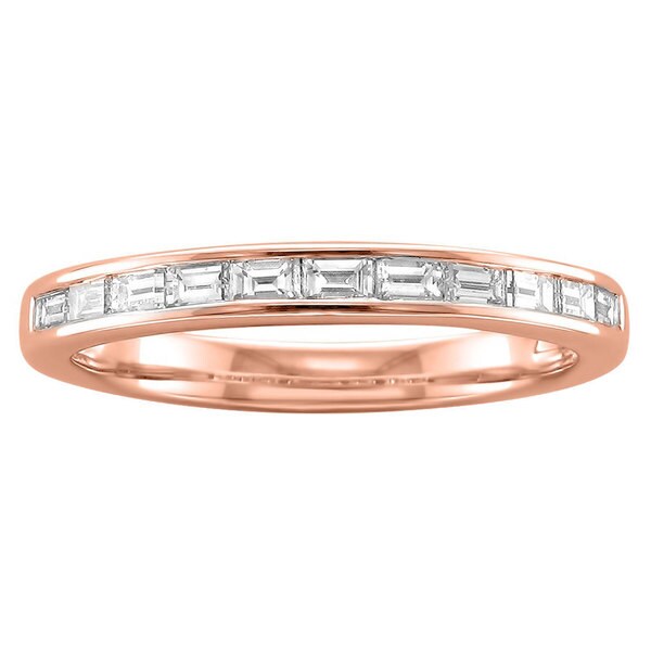 Montebello 14KT Gold 1/2ct TDW Baguette-cut Diamond Band
