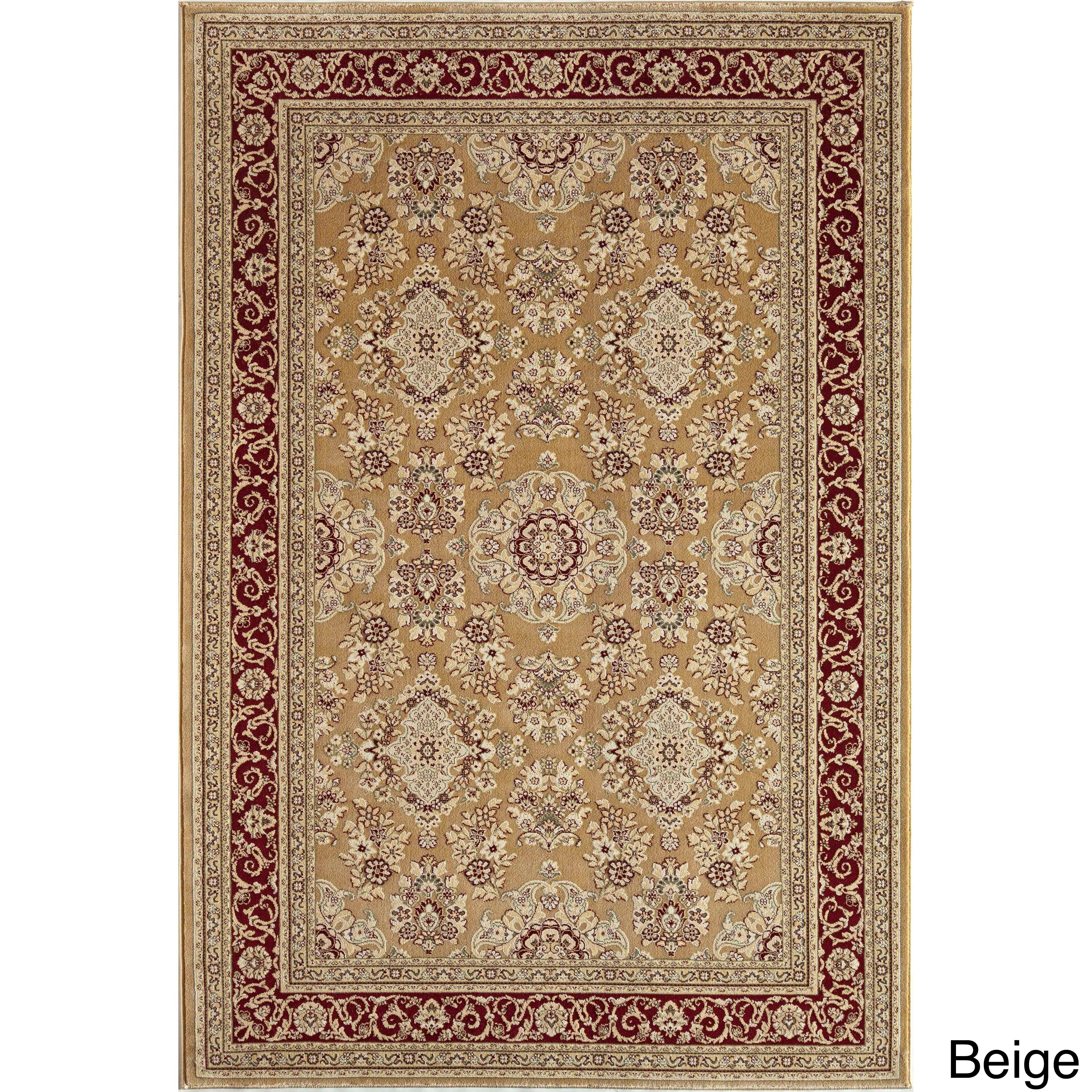 Rugs America Corp Verona Sarouk Floral Area Rug (710 X 1010) Beige Size 710 x 1010