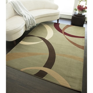 Alise Rhythm Red Area Rug (76 x 910)   14352974  