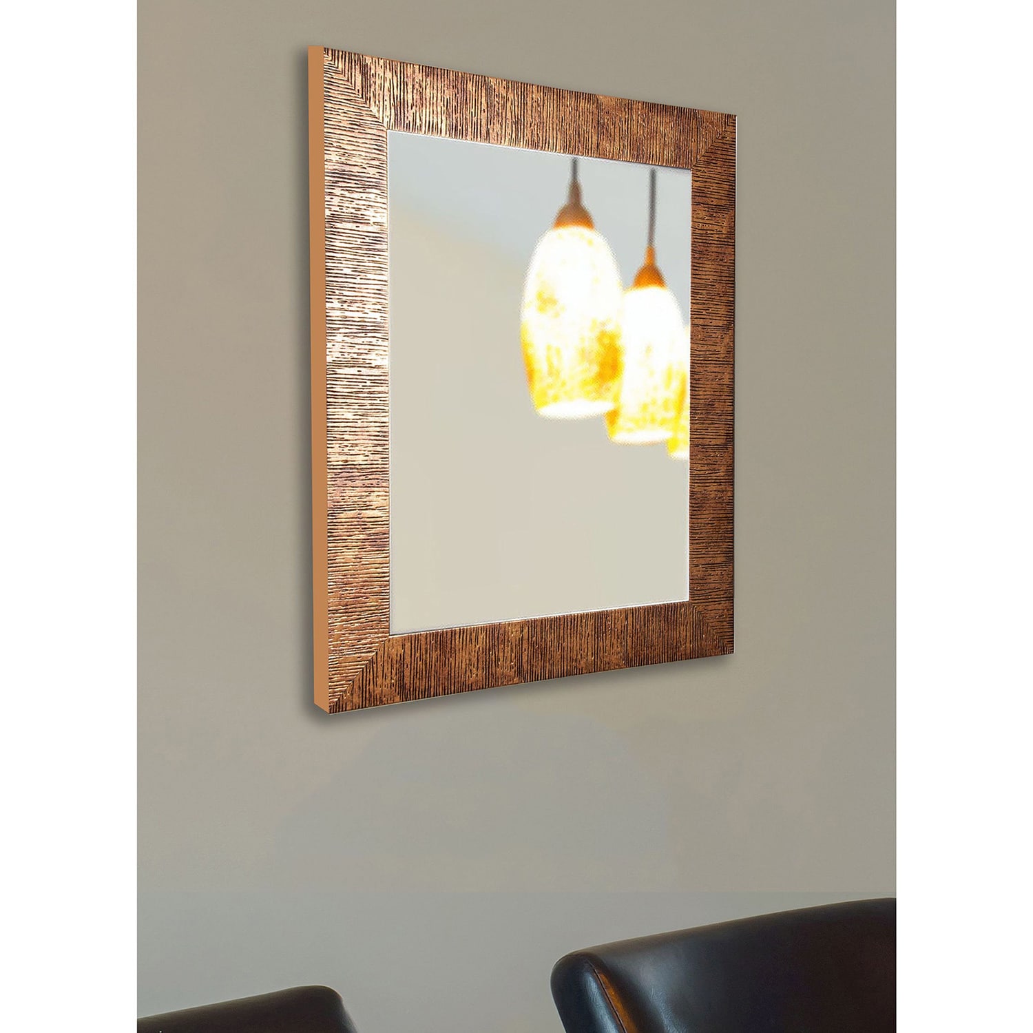 Usa Made Rayne Sunset Bronze Wall Mirror