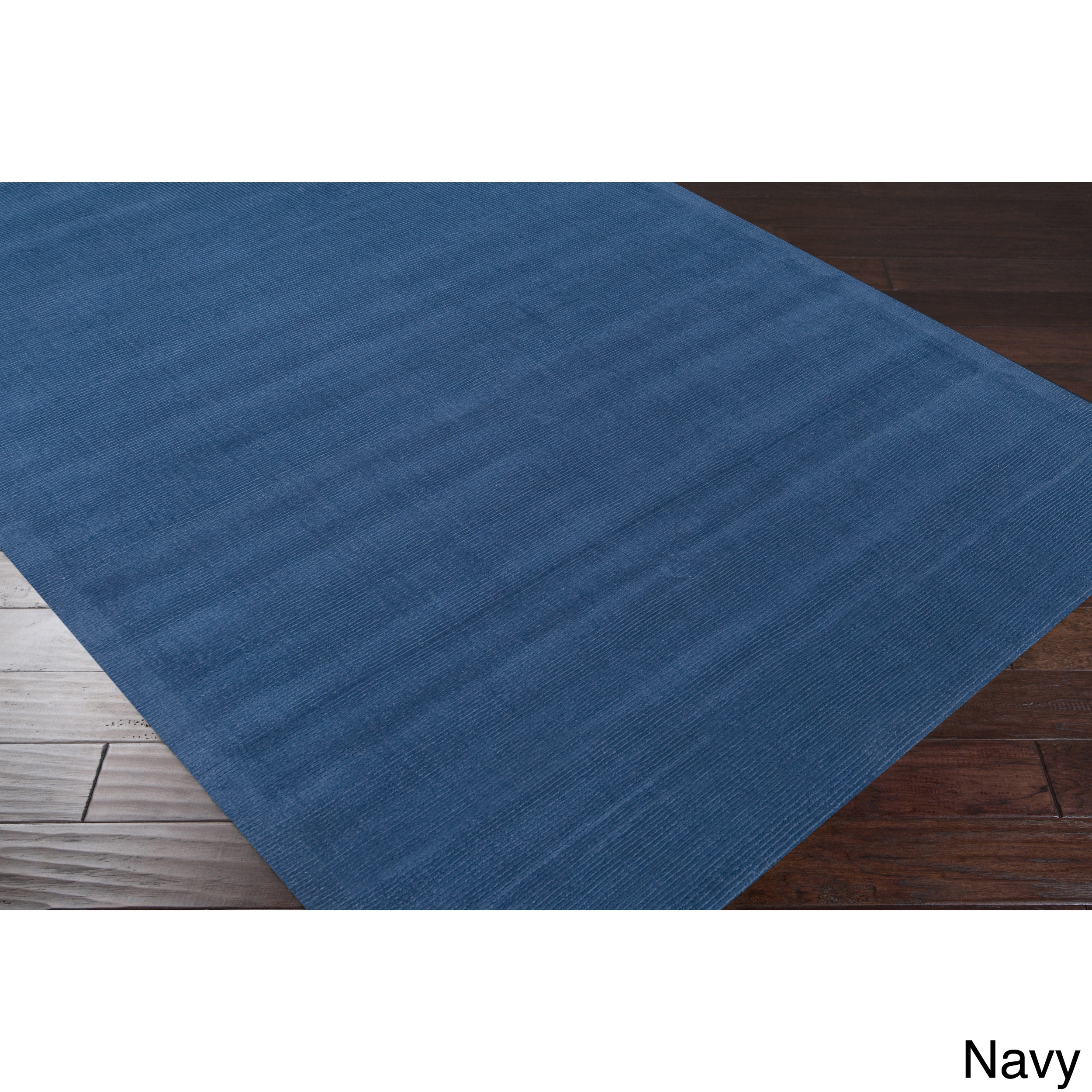 Hand loomed Rebecca Solid Casual Area Rug (8 X 11)