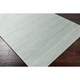 preview thumbnail 31 of 170, Handmade Drake Textured Stripe Wool Area Rug Mint 6' x 9'