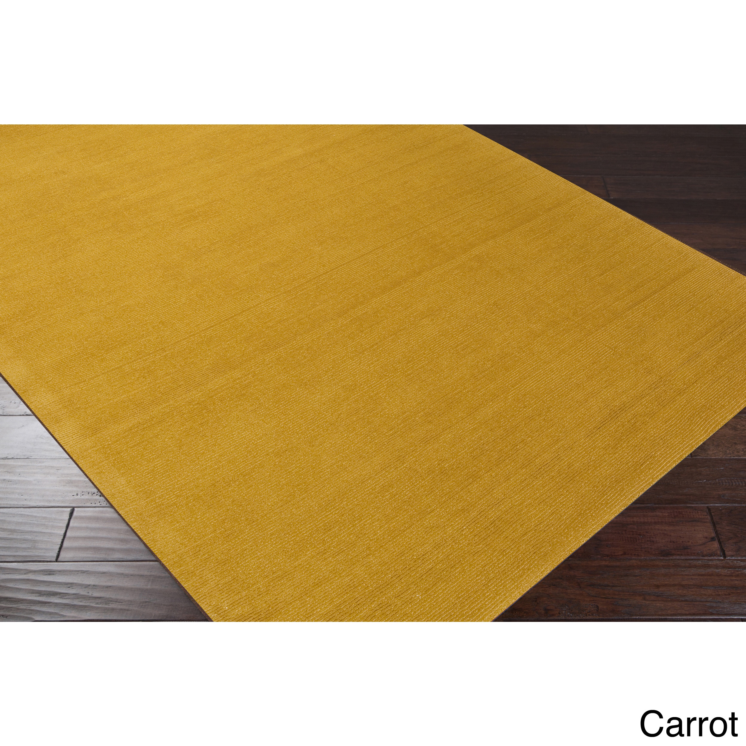 Hand loomed Torres Casual Solid Wool Area Rug (5 X 8)