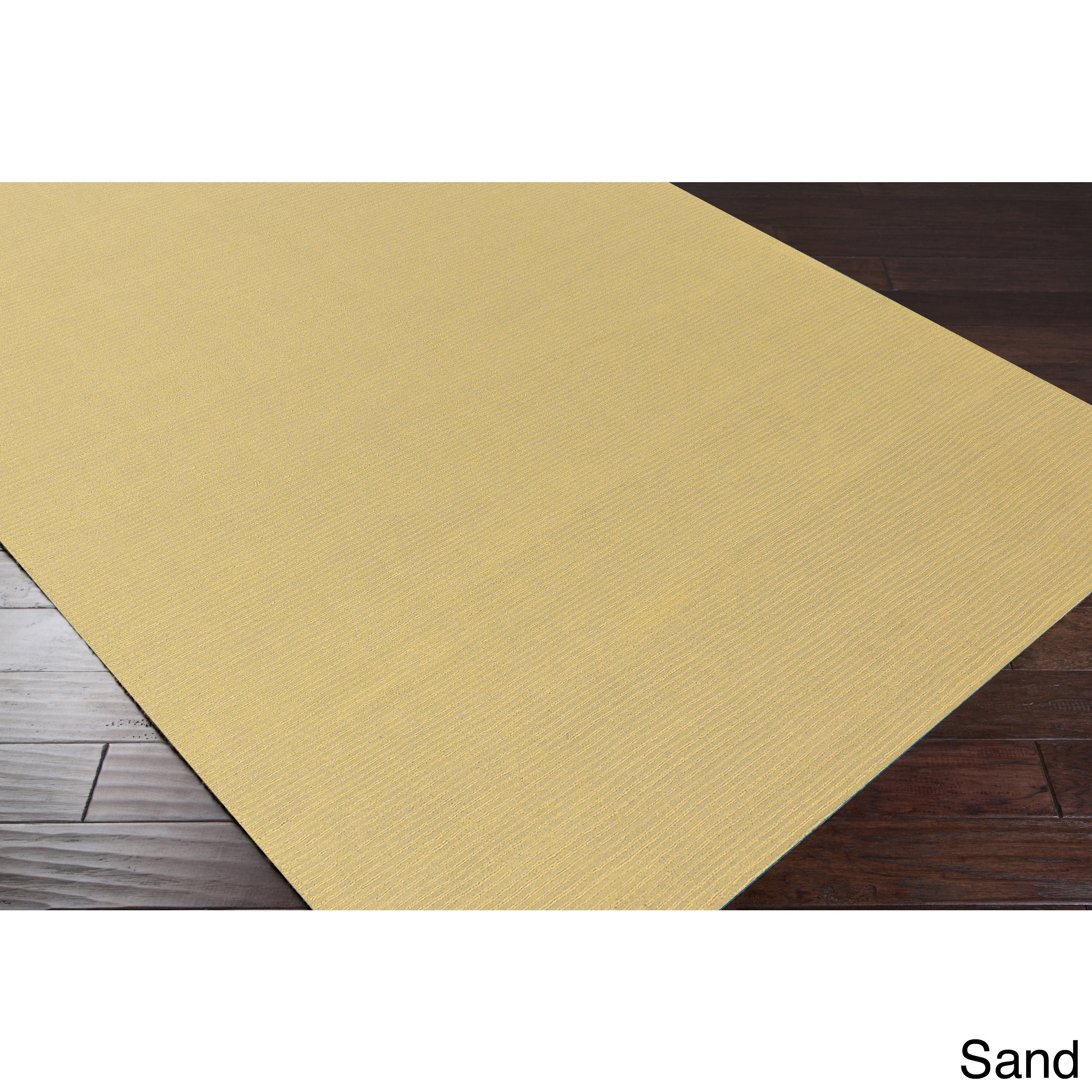 Hand loomed Torres Casual Solid Wool Area Rug (5 X 8)