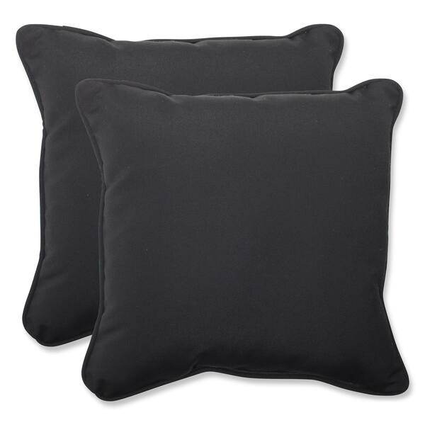 Shop Pillow Perfect Outdoor Solid 18 5 Inch Throw Pillow With