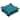 Pillow Perfect Outdoor Teal Wrought Iron Seat Cushion (Set of 2)