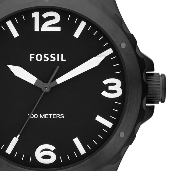 fossil q nate black