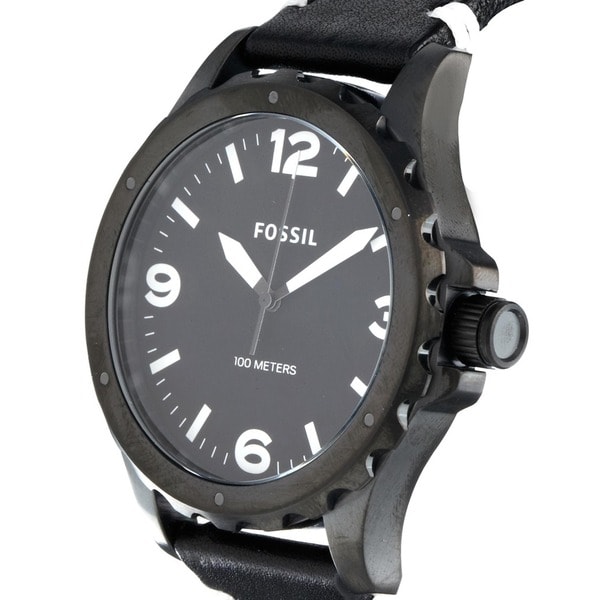 fossil q nate black