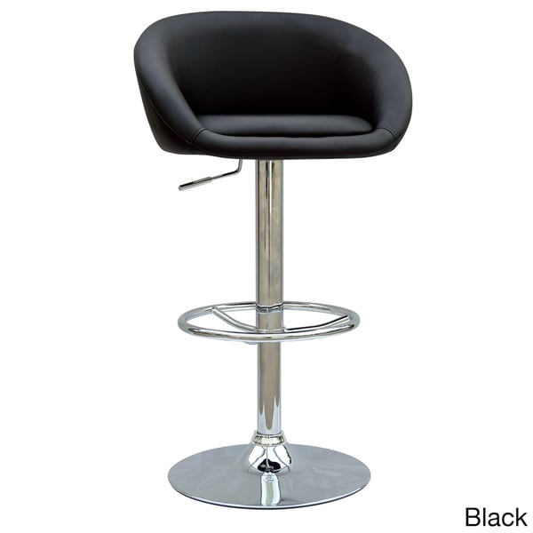 Somette Chrome Pneumatic Gas Lift Adjustable Swivel Stool