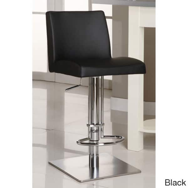 Somette Modern Pneumatic Gas Lift Adjustable Swivel Stool Overstock 8912667