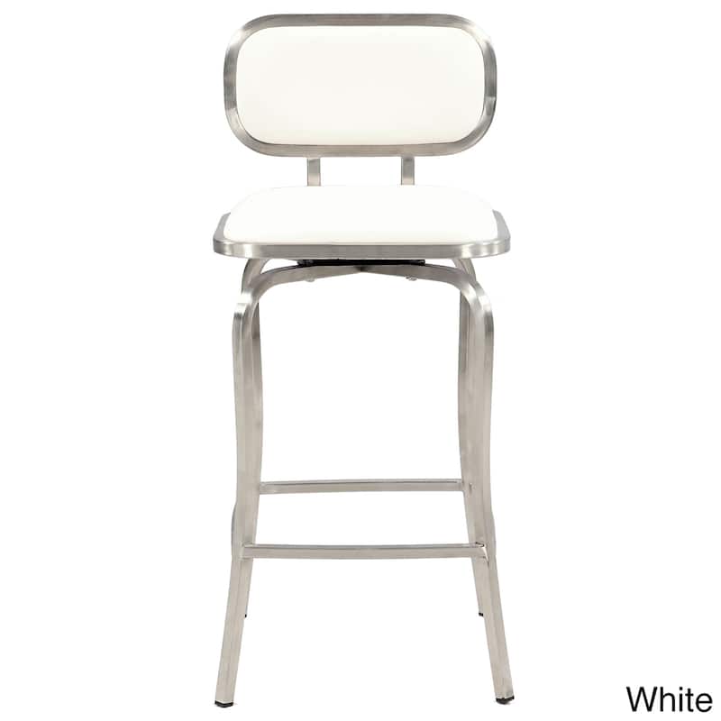 Somette Modern Swivel Counter Stool - N/A - White