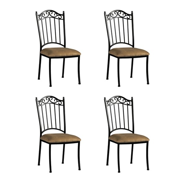 Rod iron best sale dining chairs