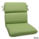 preview thumbnail 2 of 5, Pillow Perfect Outdoor Solid Rounded Corners Chair Cushion with Sunbrella Fabric
