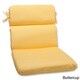 preview thumbnail 4 of 5, Pillow Perfect Outdoor Solid Rounded Corners Chair Cushion with Sunbrella Fabric