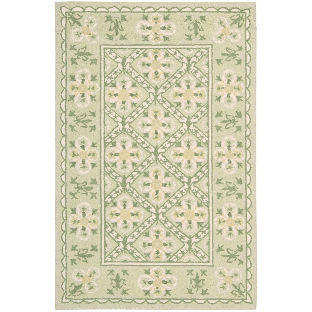 Nourison Country Heritage Green Rug (36 X 56)