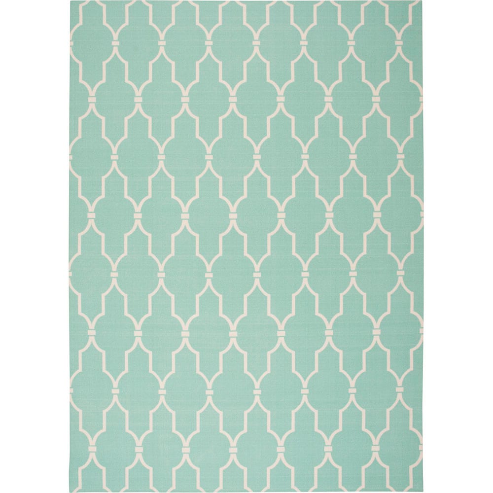 Nourison Home and Garden Indoor/outdoor Aqua Rug (43 X 63)