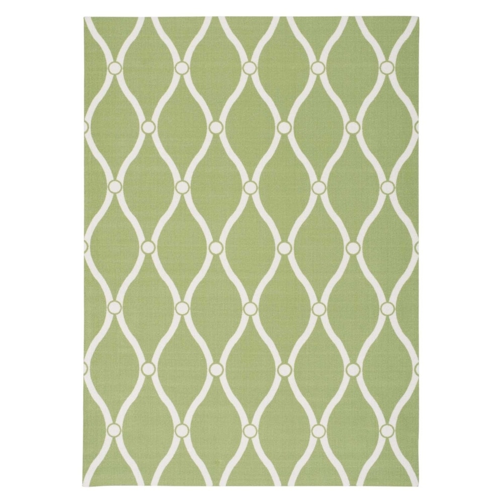 Nourison & Garden Geometric Indoor/Outdoor Area Rug