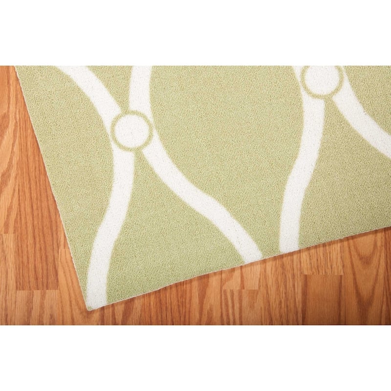 Nourison & Garden Geometric Indoor/Outdoor Area Rug