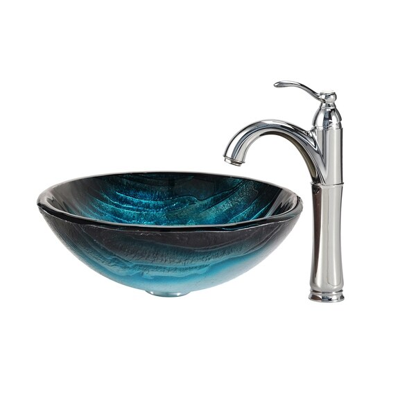Kraus 4 In 1 Bathroom Set C Gv 399 19mm 1005 Ladon Gl Vessel Kraus 4 In 1 Bathroom Set C Gv 399 19mm