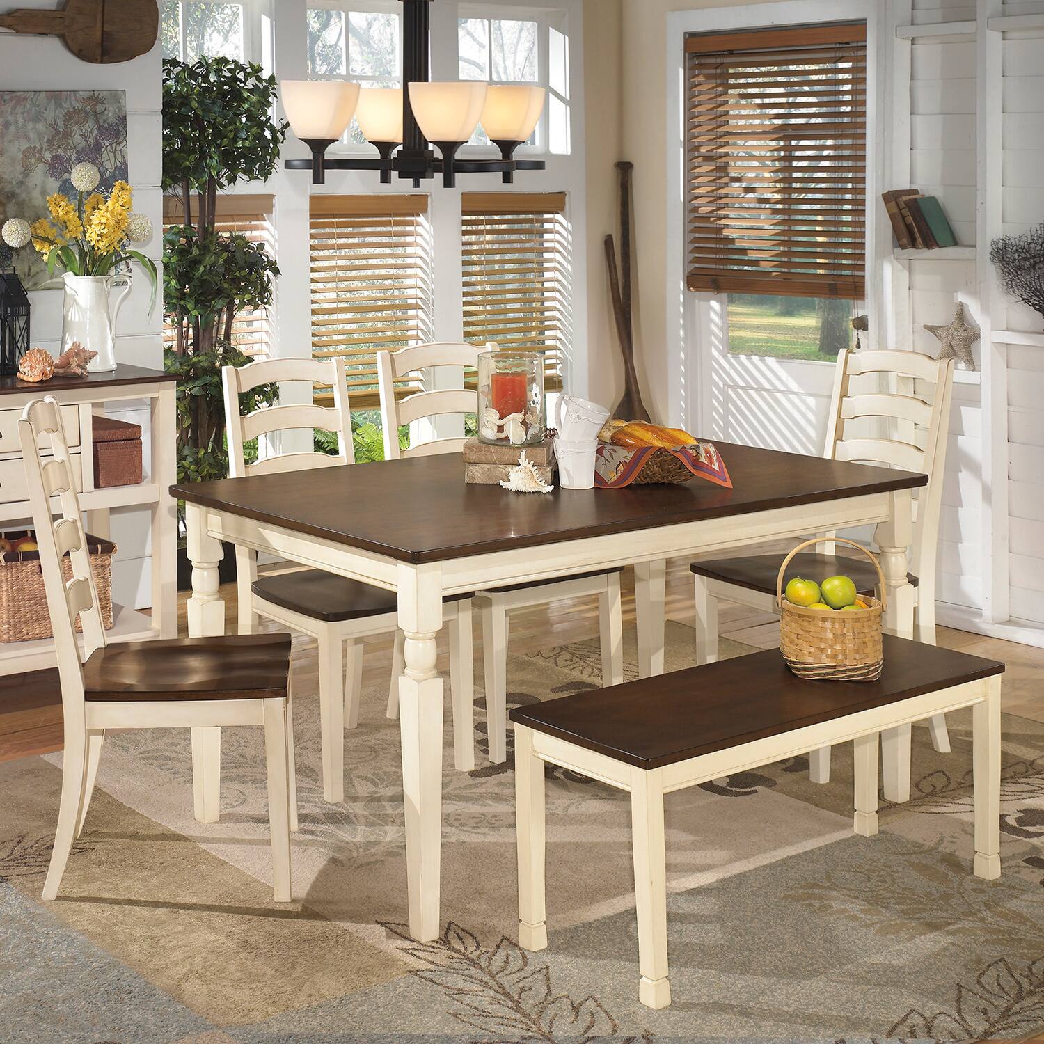 Signature Design by Ashley 'Whitesburg' Dining Room Bench 42" W x 14