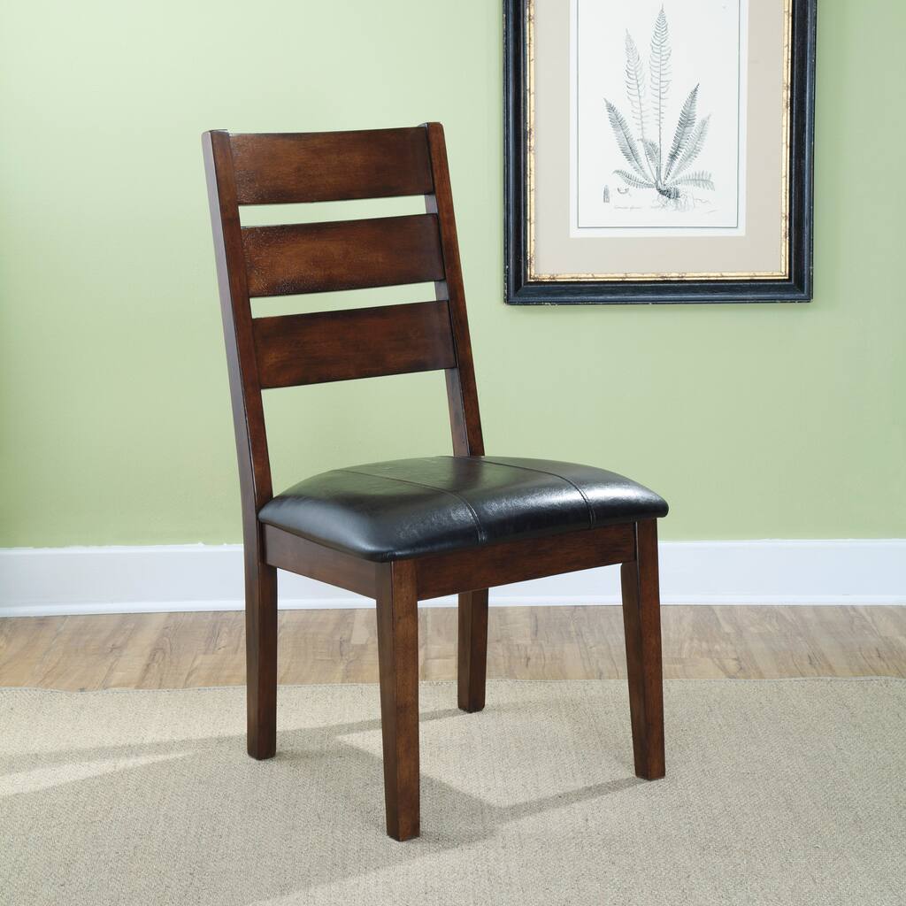 Signature Design by Ashley Larchmont Dark Brown Dining Upholstered Dining Chair (Set of 2)