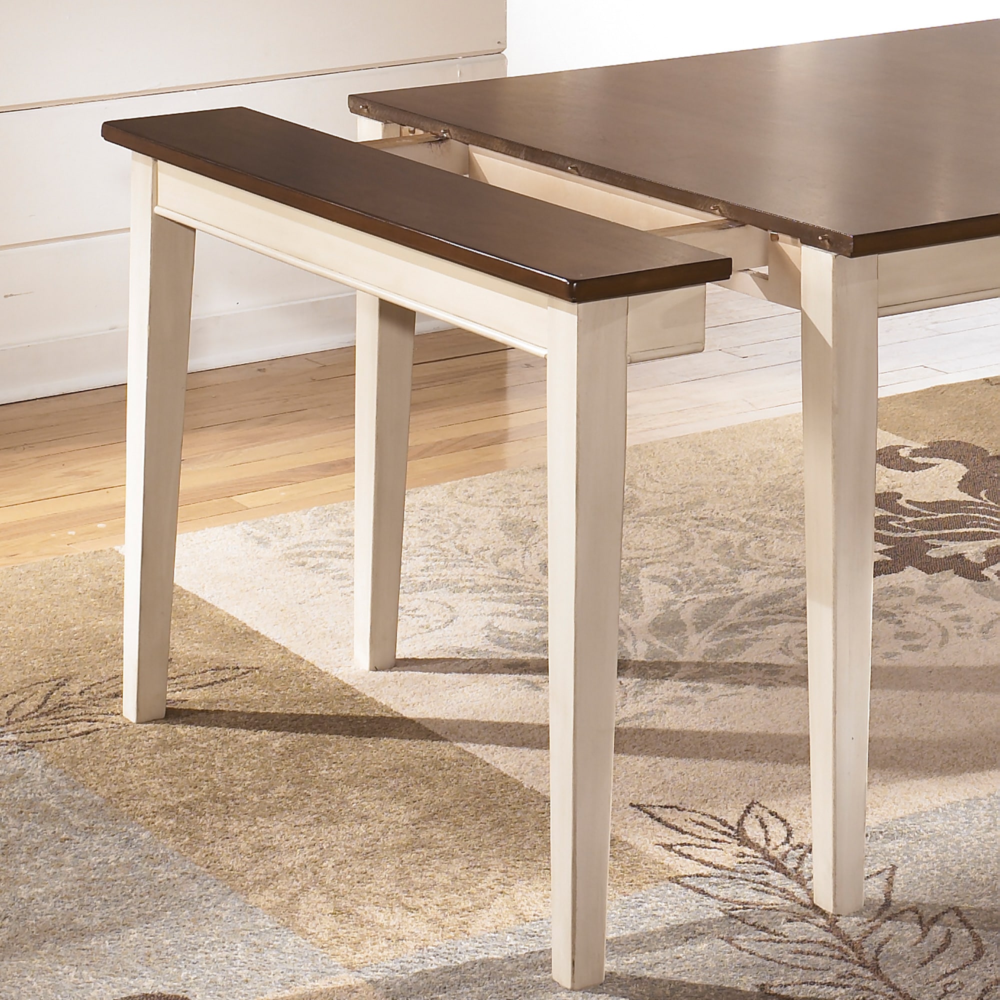 Ashley whitesburg dining table hot sale