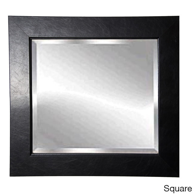 American Made Rayne Black Superior Beveled Wall Mirror