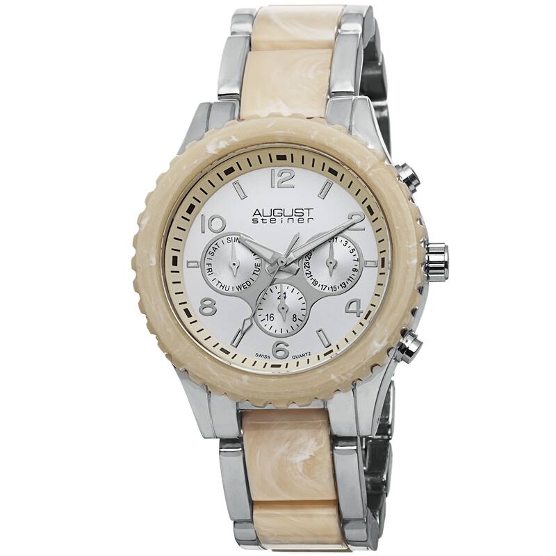 August Steiner Women's Swiss Quartz Multifunction Bracelet Watch