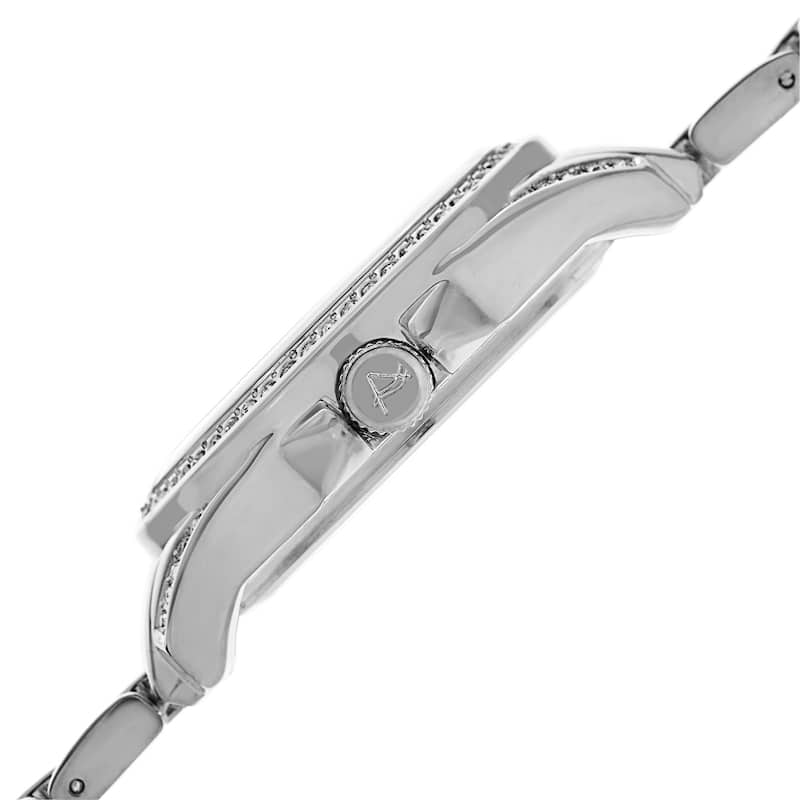 August Steiner Women's Crystal Quartz Multifunction Bracelet Watch