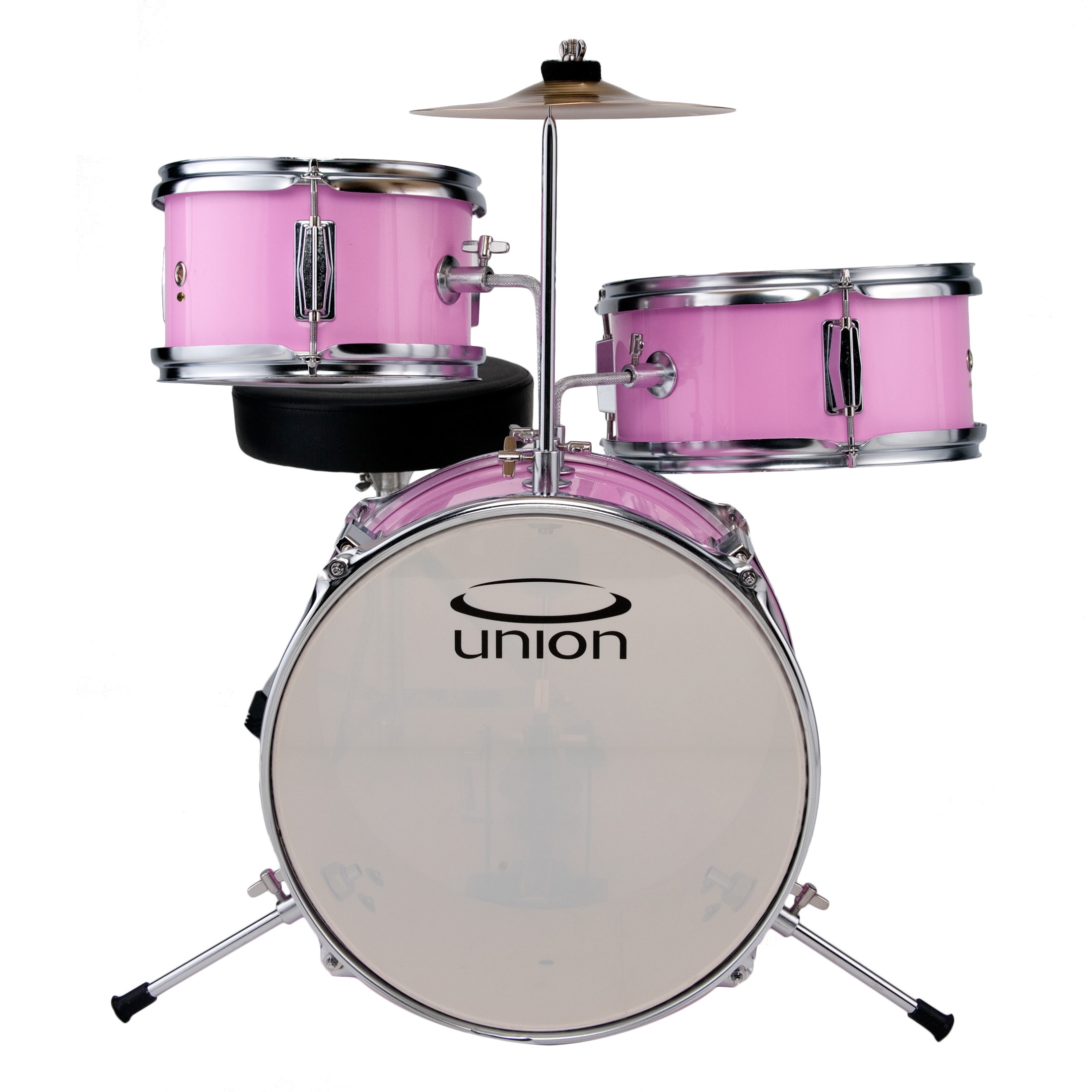 pink toddler drum set