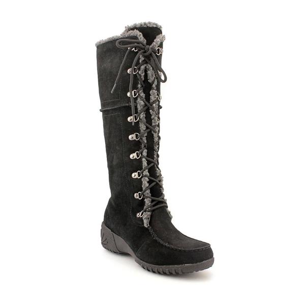 khombu black suede boots