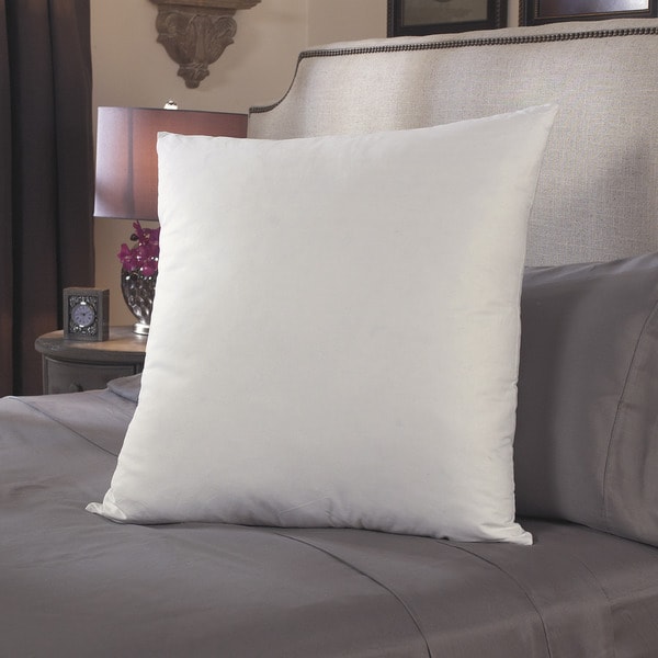 Shop Down Alternative 26 x 26 Cotton Euro Square Pillows ...