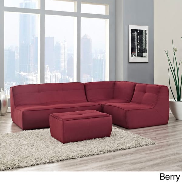 Shop Align 4 Piece Upholstered Armless Sectional Sofa Free