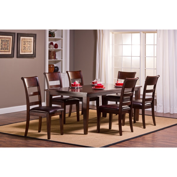 Park Avenue 7-piece Dining Set with Leg Table